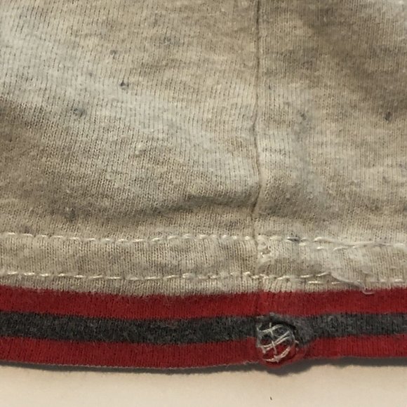 Vans Joel Tudor Surfer Collection Gray Shirt Red Stripes Men Size Medium - Picture 6 of 12